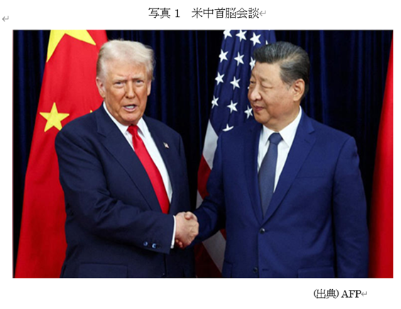 写真1 米中首脳会談